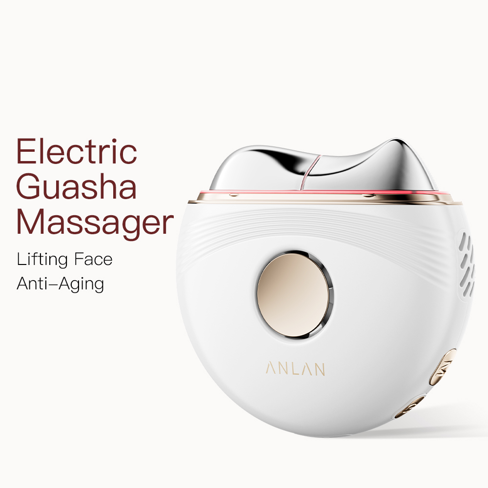 ANLAN Electric Guasha Massager EMS Face Lifting Remove Edema Firming Skin Clod Heat Body Scraping Therapy Skincare Beauty Device