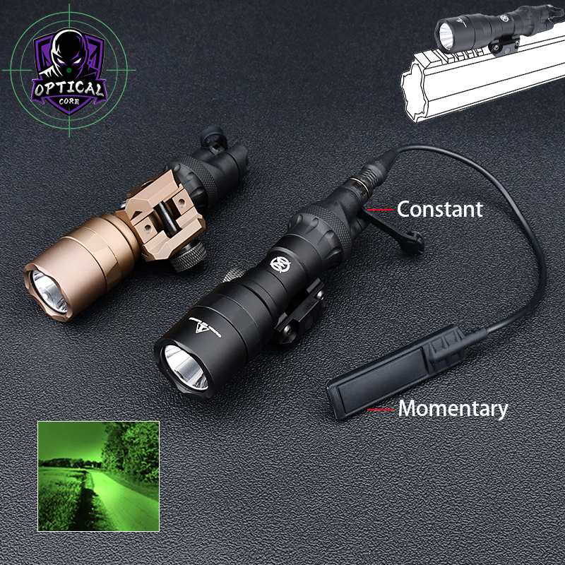 WADSN IR Light Flashlight M300C With SL07 Tail Cover Switch Constant/Monentary Infrared illumination LED Hunting Weapon Light