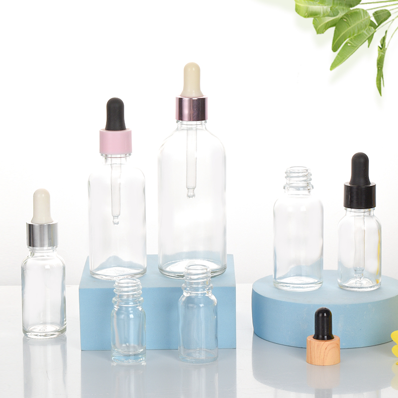 Empty Frosted Glass Essence Massage Oils Serum PipeBottle with Aluminum Dropper Sets Empty GlassBody Cream Jar Pump Spray Bottle