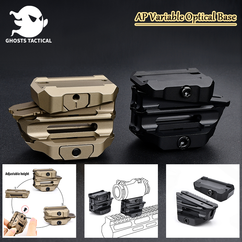 Tactical Metal Red Dot Sight AP Variable Optical BaseT1T2 aiming magnifying glass removable Riser Metal Base Hunting Accessories