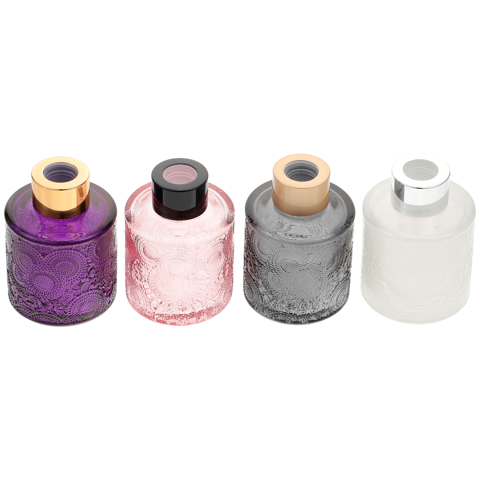 4 Pcs Aromatherapy Bottles Children Bedroom Decor Spray Wooden Dried Flower Glass Dry Perfume Container Travel