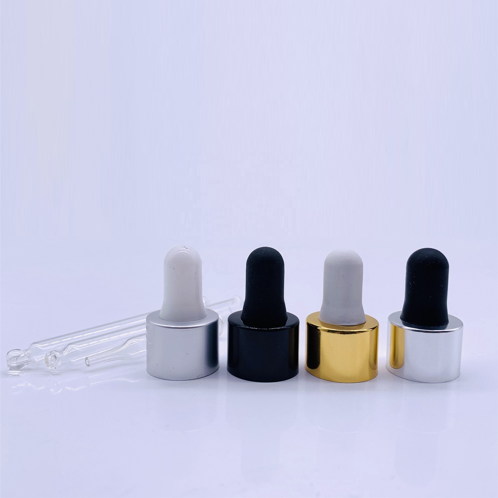 Dropper Lid Cap Bottle Caps Used for Universal Containe Dropper Cap with Pipette for Essential Oil Bottle boston Dropper Bottle