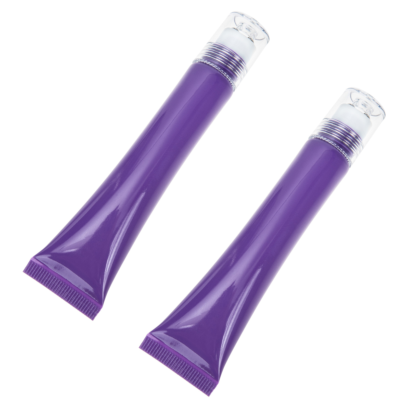 2 Pcs Essential Oils Ball Hose Roller Balls for Cosmetics Massage Purple Cream Travel