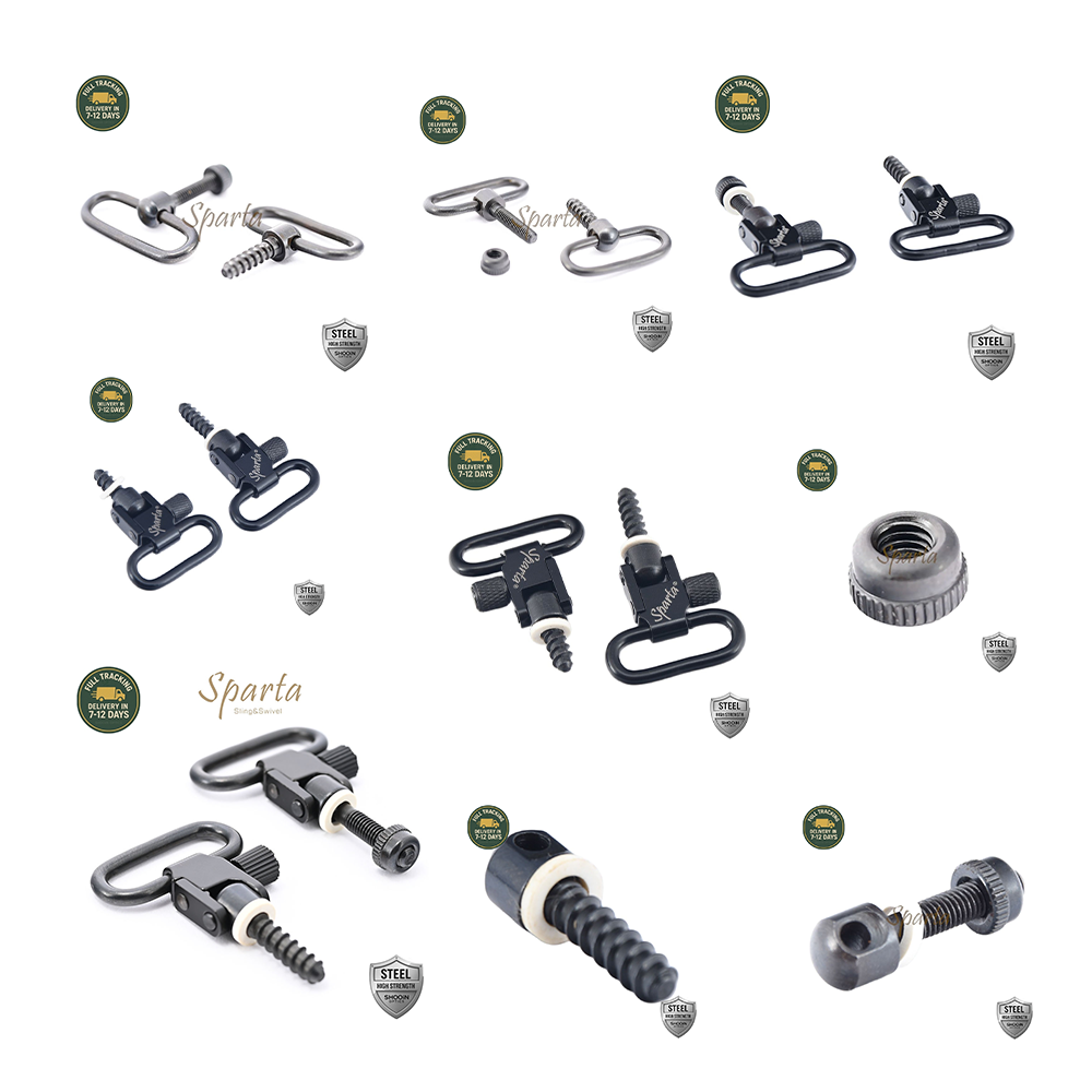 Sparta Sling Swivels For Most Rifles Shotguns 1 Inch Shoulder Straps