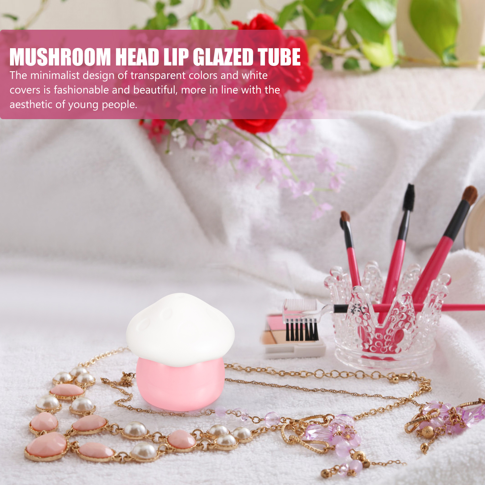 Lip Gloss Tubes Clear Plastic Lip Balm Containers 10ml Transparent Refillable Packaging Travel Size Cute