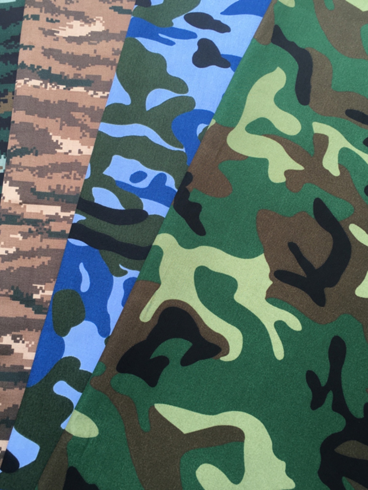 Polyester/Cotton Blend Camouflage Fabric Tiger Print Abrasion Resistant & Breathable Fabric Fabrics