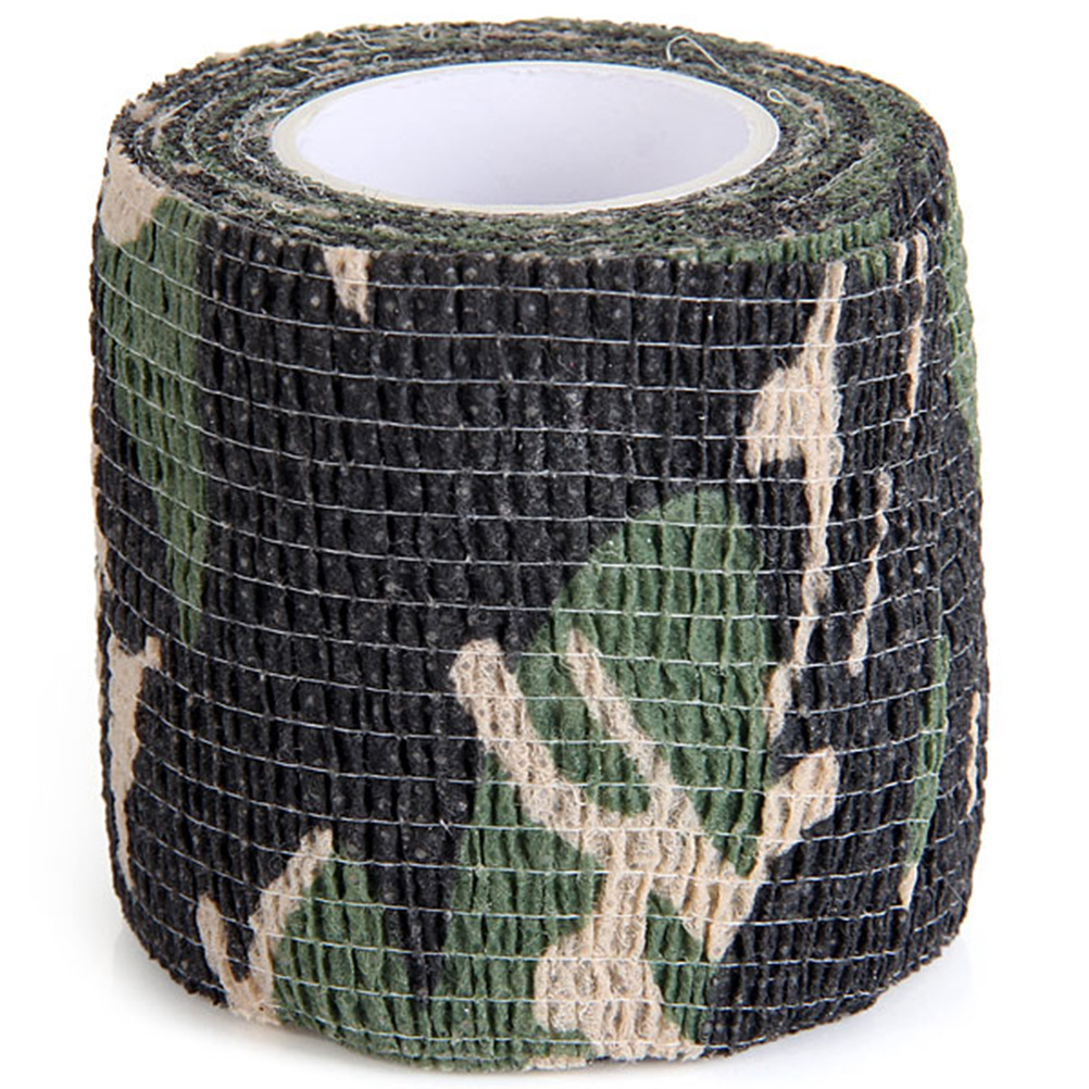 Self Adhesive Camouflage Tape 5CMx45M Multi Functional Non Woven Fabric Stealth Tape Protective Wrap For Military Hunting Gear