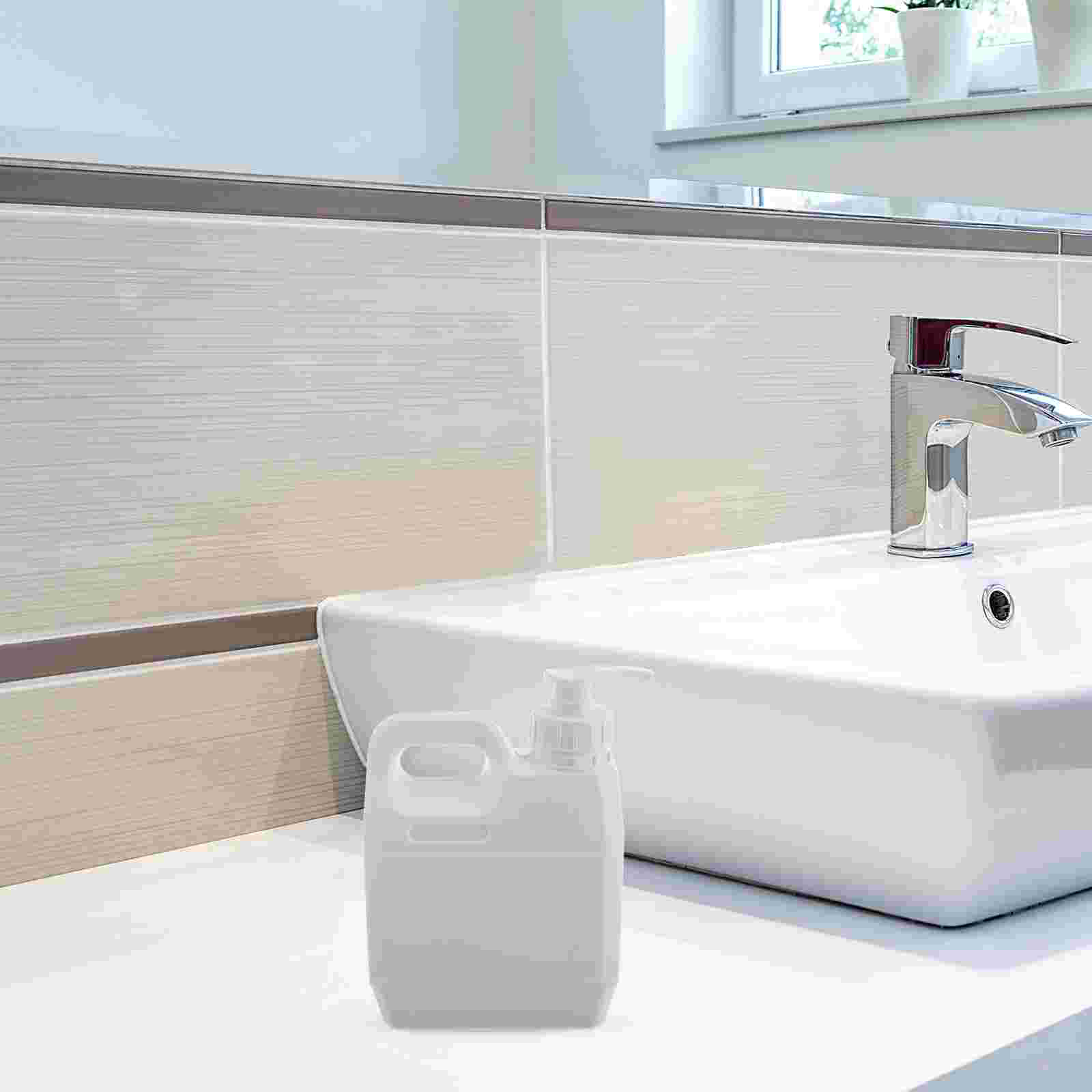 Shampoo Filling Bucket Foaming Bottle Empty Bottles for Liquid Lotion Pump Dispenser Container and Conditioner Water Pitcher