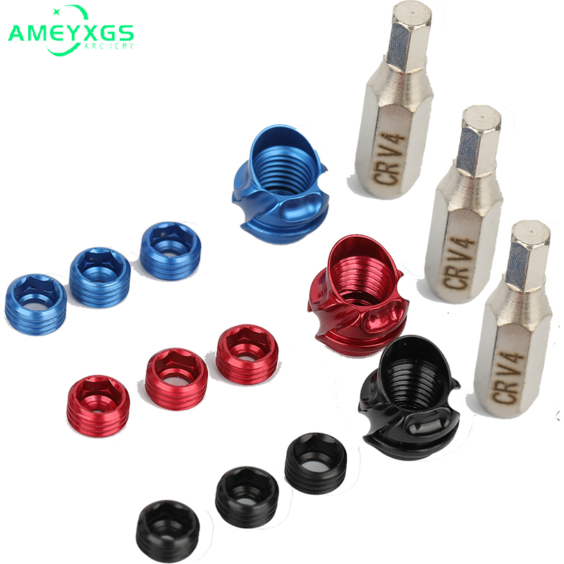 37/45 Degree Compound Bow Peep Sight Kit 1/16" 3/32" 1/8" Aluminum Aperture 4/6/8X lens Archery Outdoor Bow Hunting  Accessories