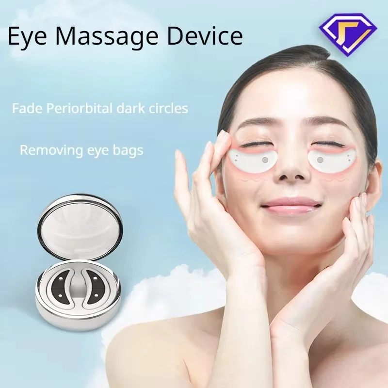 EMS Pulse Micro-Current Eye Care Massager for Fatigue Relief Dark Circle Puffiness Reduction - Beauty Skin Care Device