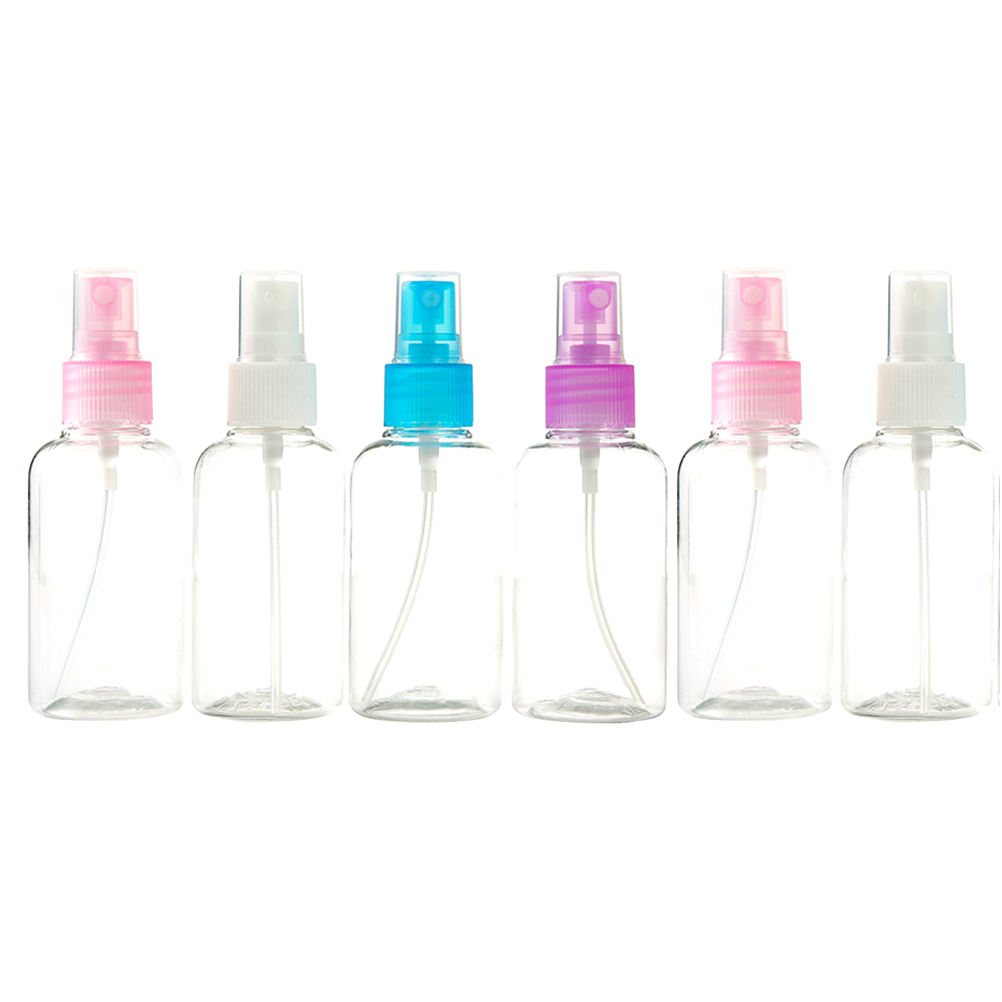 6pcs Alcohol Disinfection Bottle Spray Plants Mist Water Sprayer Compact Lightweight Travel Camping Hiking Gardening Baking