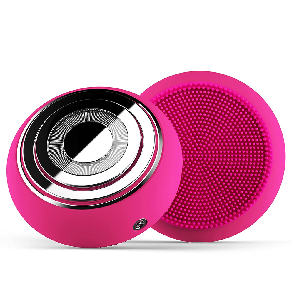 Smart Sonic Electric Facial Cleaning Brush Deep Cleaning Skin Exfoliation Waterproof Silicone Face Scrubber Facial Skin Massager