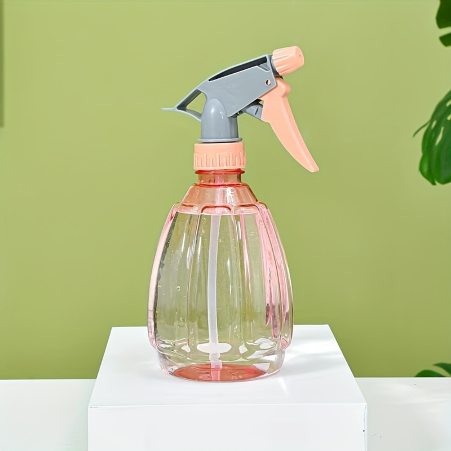 1pc Plastic Water Spray Bottle 16.91oz - Adjustable Nozzle Water Sprayer for Plants, Hair, Cleaning - Durable Garden Watering Ca