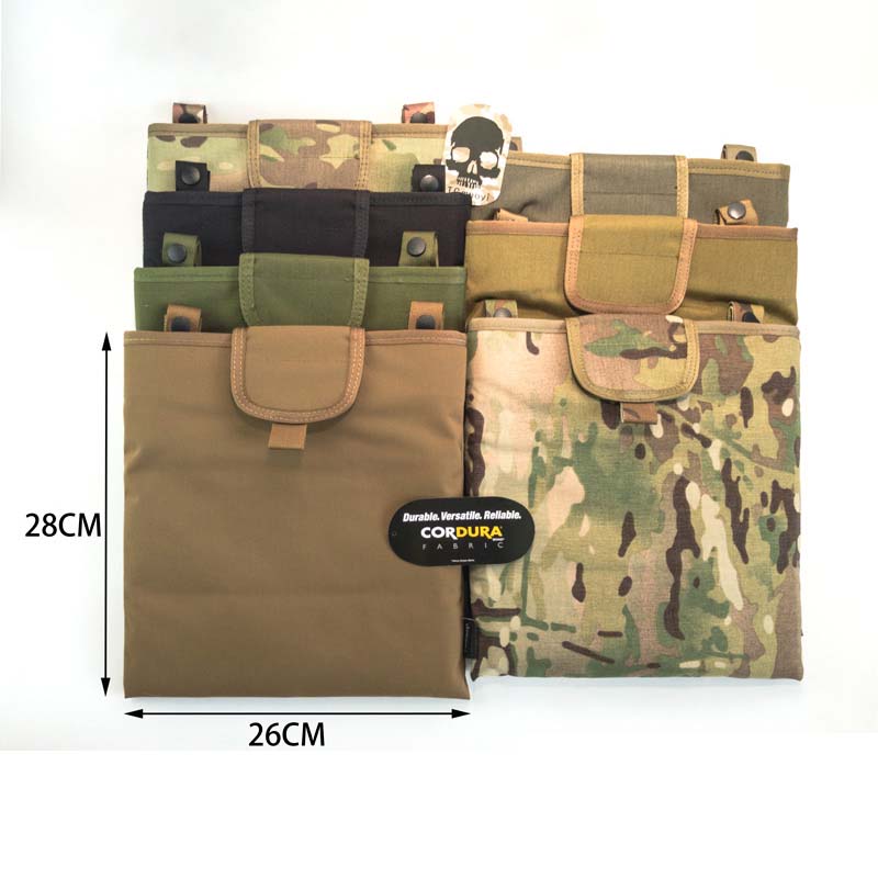 Tactical Multipurpose Folding Sports Vest Molle Attachment Pouch Storage Bag DuPont fabric