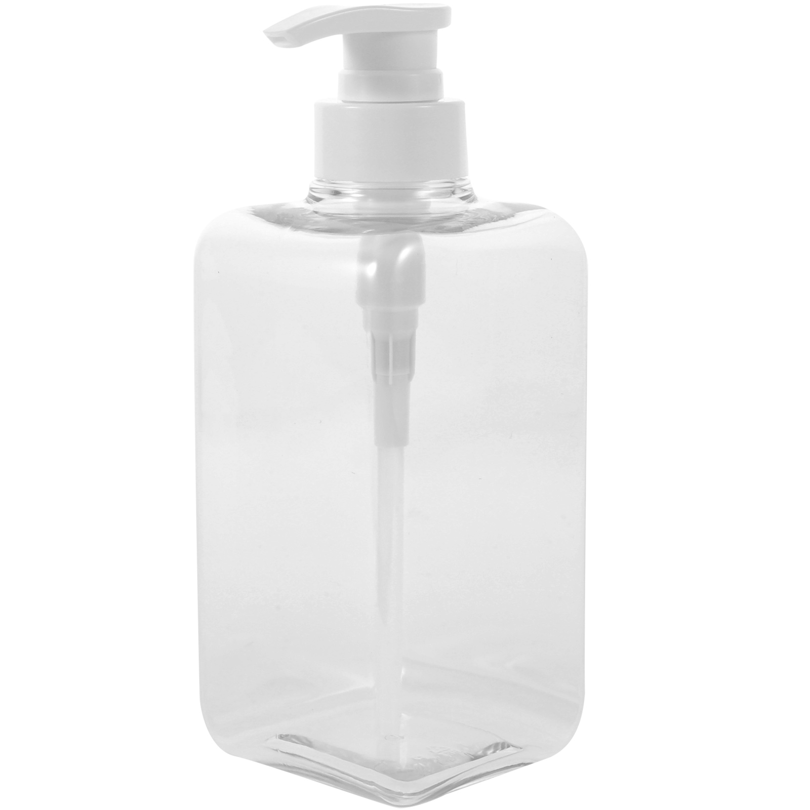 450ml Pump Bottle for Bathroom Travel Shampoo Container Soap Holder Lotion Refill Durable Plastic Large Capacity