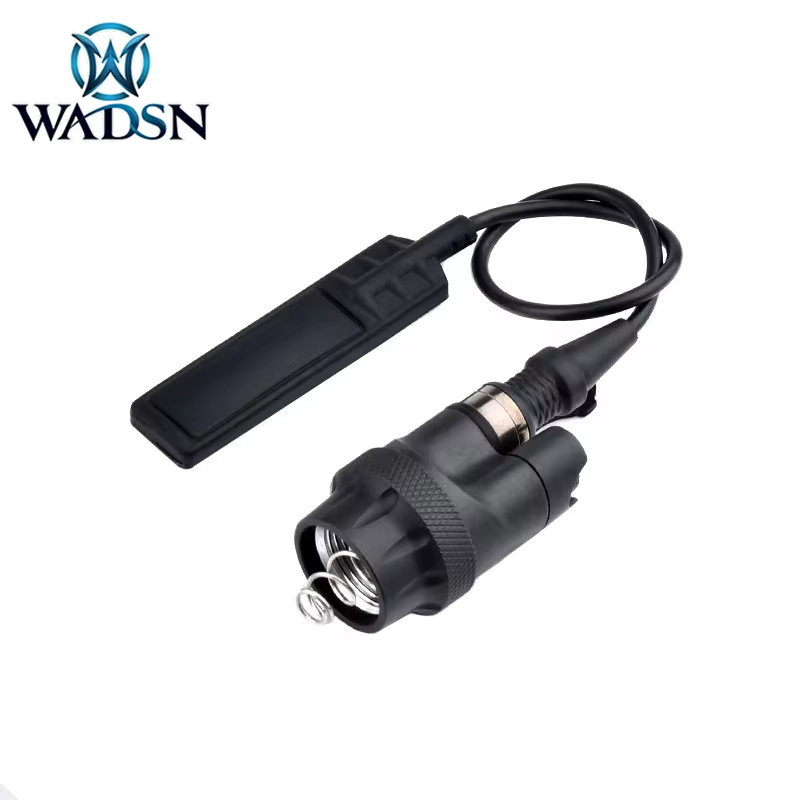 WADSN Tactical Airsoft Flashlight Metal Tail Cap Dual Function Pressure Switch Cover For M300M600 Flashlight Hunting Light
