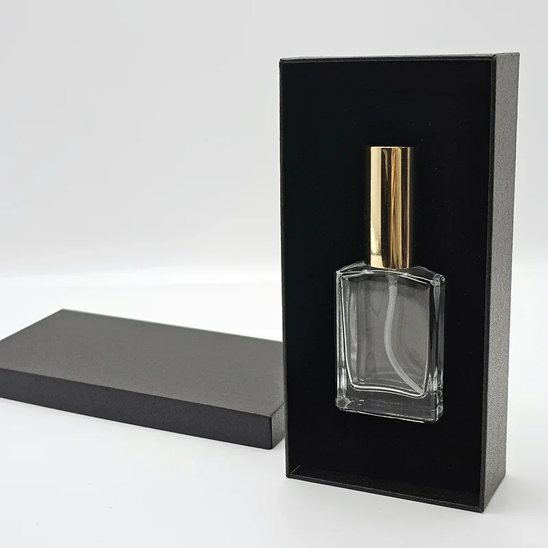 5sets/10sets 30ml Square Perfume Spray Bottle with Box Wholesale Big Capacity Empty Bottle Packaging Box for Perfume Wholesale