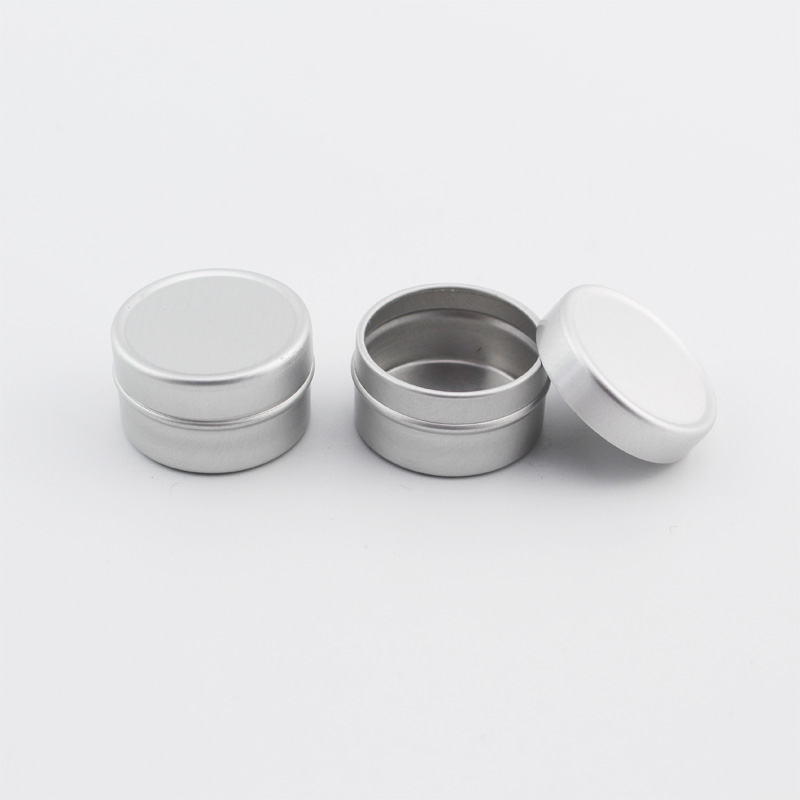 200pcs 5g Empty Aluminum Cream Jar With Slip On Lids Metal Container For Lip Balm Storage Empty Lipstick Aluminum Bottle Tin