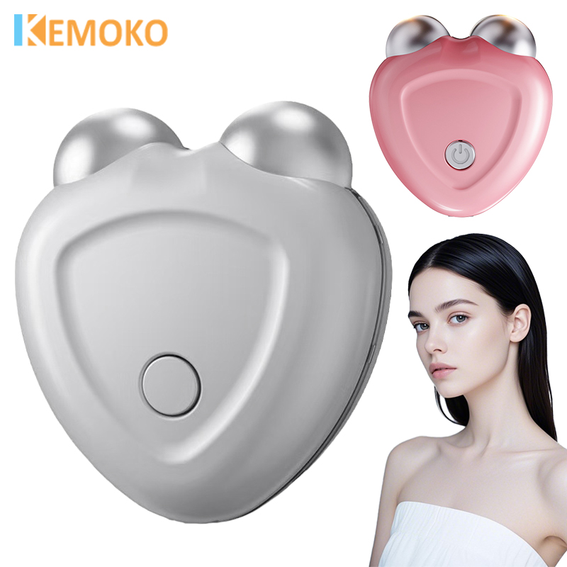 Microcurrent Facial Massager Face Lifting Machine EMS Roller Skin Tightening Rejuvenation Beauty Anti Wrinkle Skin Care Tool
