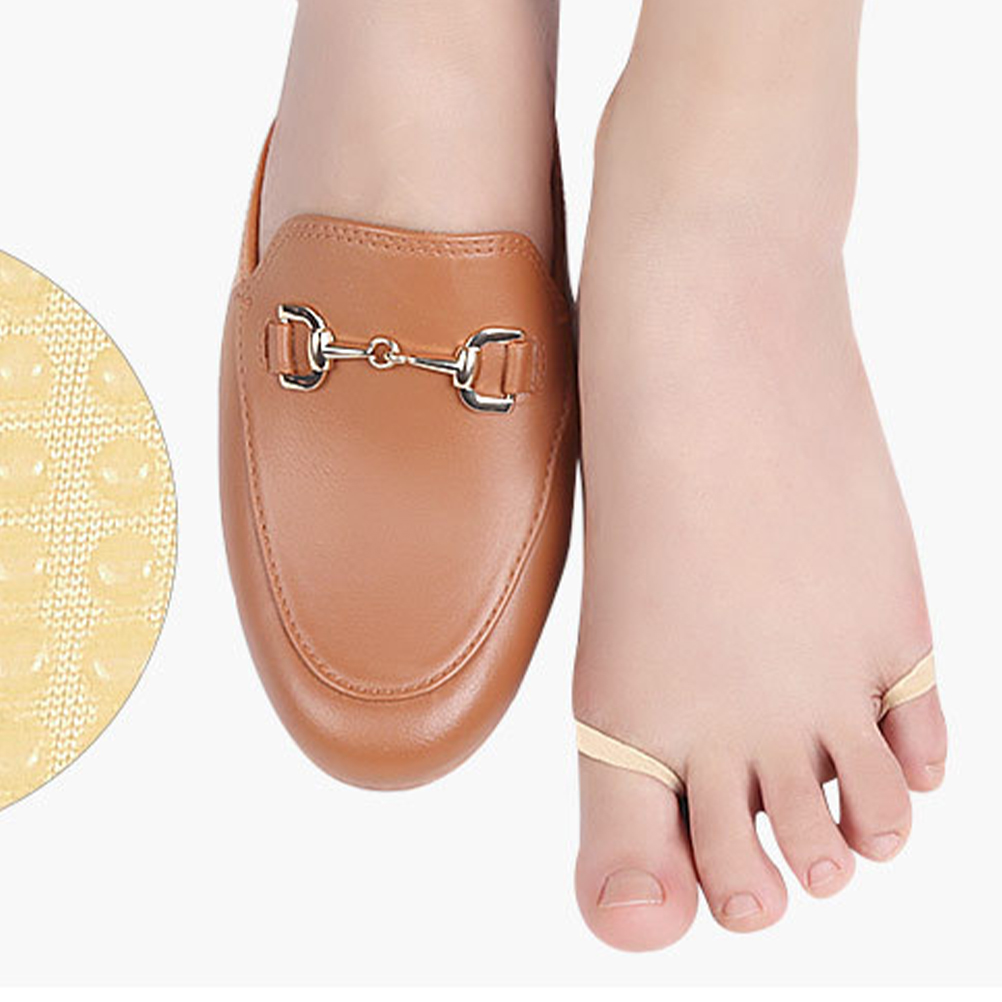 High Heel Insole Foot Protection Pad Soft Cloth Comfortable Skin Color Non Slip Mat Half Sole Suitable All Shoes