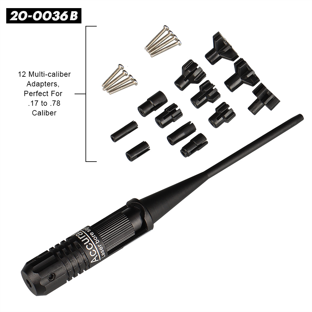 Tactical airsoft air guns accessories Red Laser Bore Sight Collimator Wavelength 635-655nm for hunting GZ20-0036