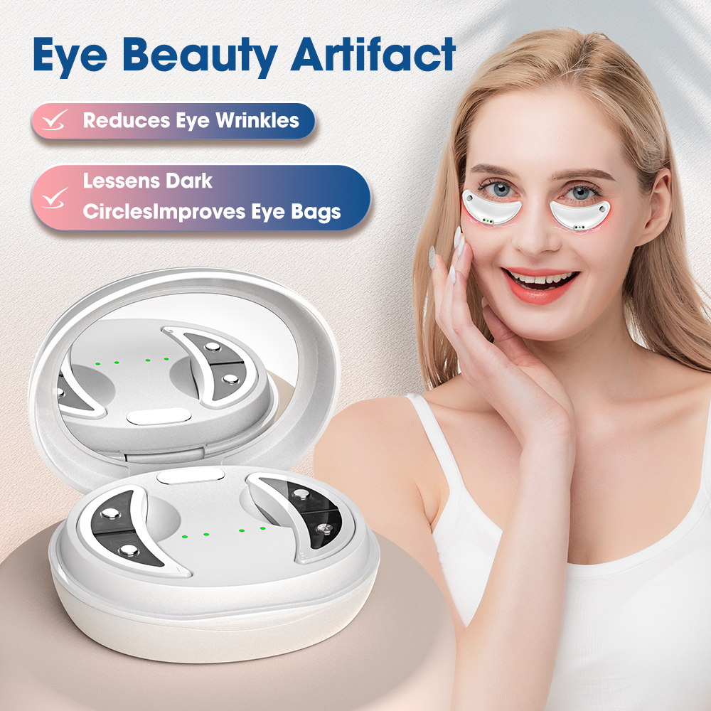 EMS Pulse Micro-current Eye Care Device Eye Massager Relief Facial Relieve Fatigue Massage To Reduce Dark Circles Lines Swelling