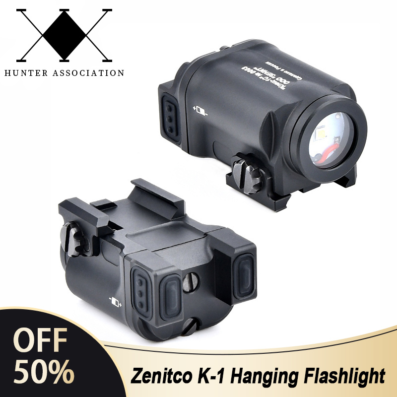 WADSN Airsoft Zenitco KLESCH-1 1S GEN.2.0 Tactical Flashlight Metal LED Hunting Rifle Weapon Scout Light Fit 20mm Picatinny Rail