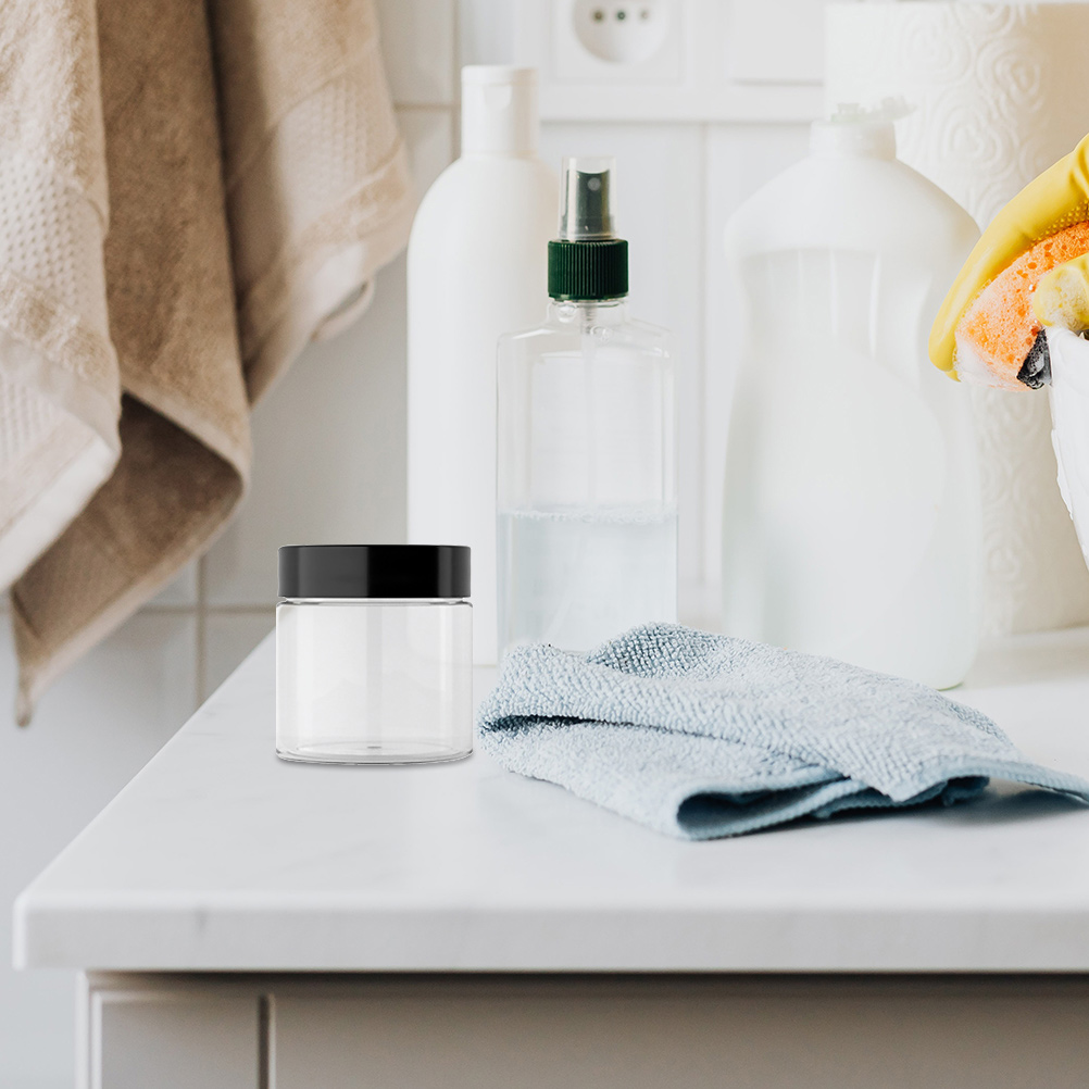 Portable 1PC Leakproof Cream Container Refillable Travel Bottle for Face Eye Lightweight Plastic Jar Storage