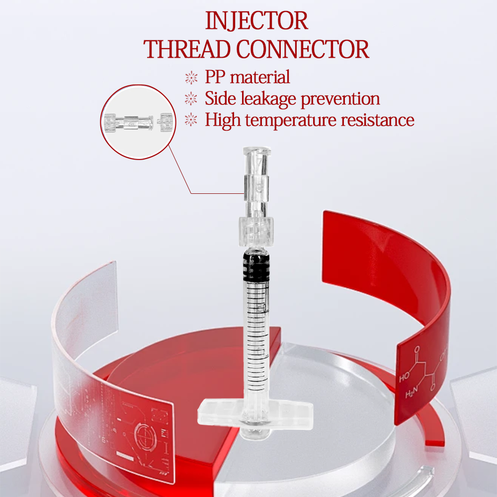 Medical sterile transparent connector Ruhr syringe connector  transparent suitable luer lock for leak proof pneumatic components