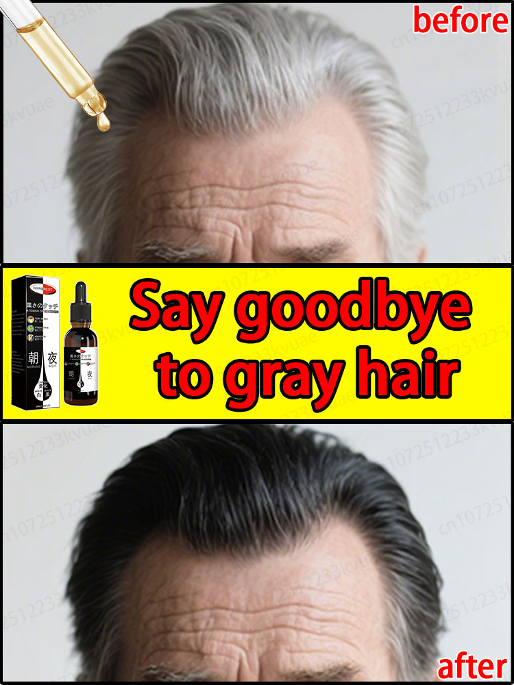 Grow healthy black hair and say goodbye to gray hair forever