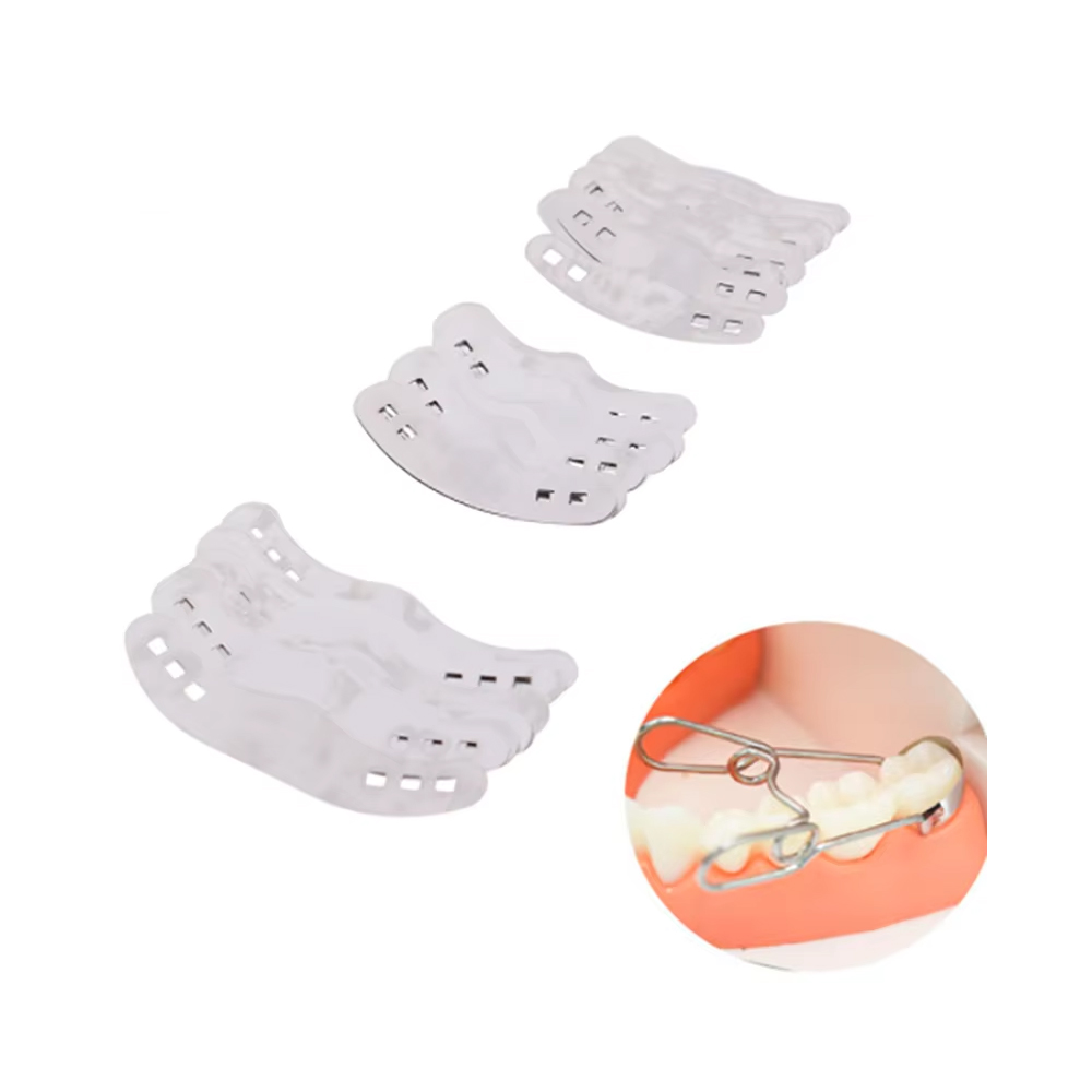20Pcs Medium Size Dental Matrix Bands for Tofflemire Retainer Professional Tooth Restoration Tools Suitable for Class II Filling