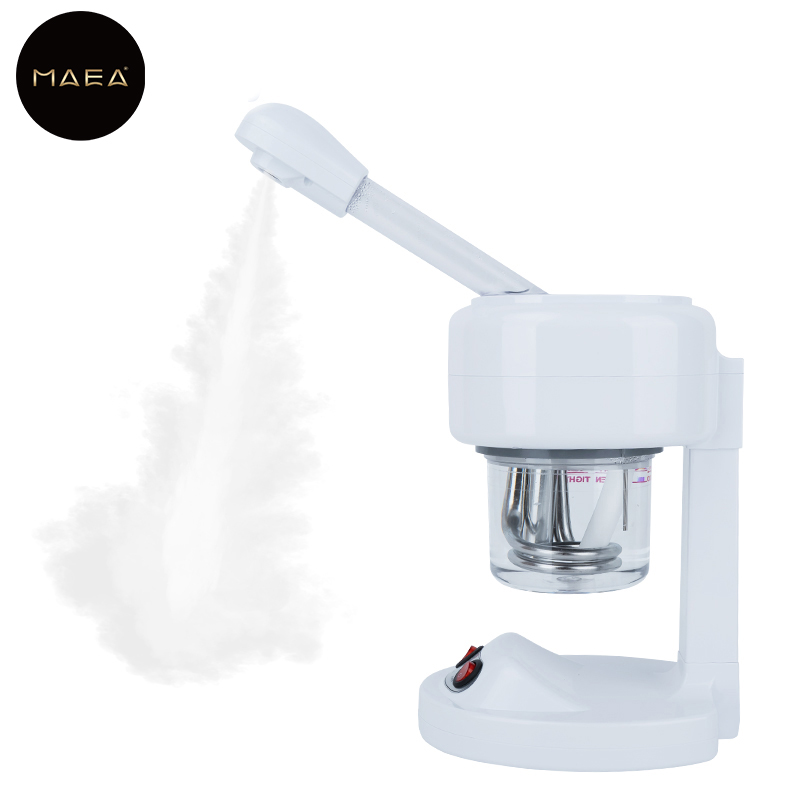 Facial Hot Spray Steamer with Extendable Arm Steaming Warm Mist Humidifier for Face Spa Sinuses Moisturizing, Home Use Or Salons