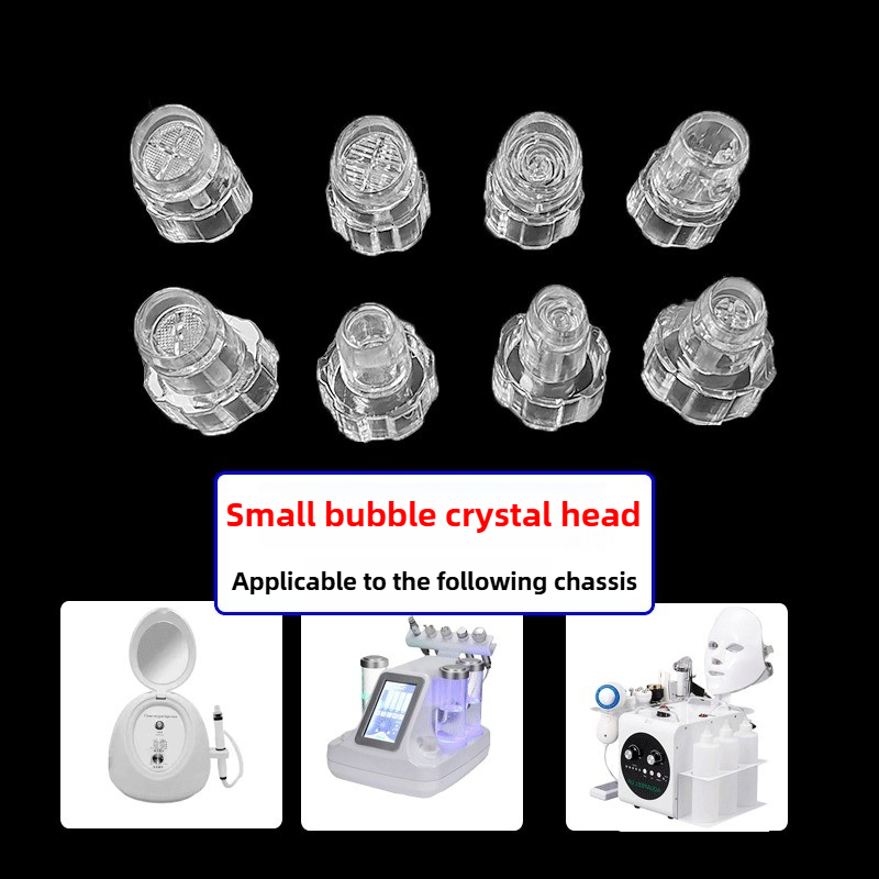 8Pcs Set Hydrodermabrasion Facial Machine with Hydrogen Purify, Microdermabrasion Kit & Transparent Tips for Skin Exfoliation