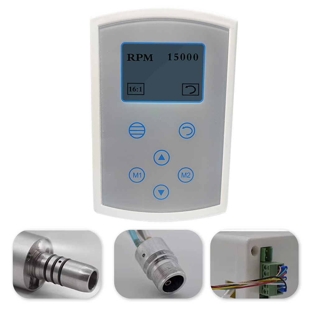 Dental Strong Built-in MicroMotor Work With 1:5 1:1 16:1  Dental Contra Angle Dental Clinical Brushless Micro Motor 40000Rpm