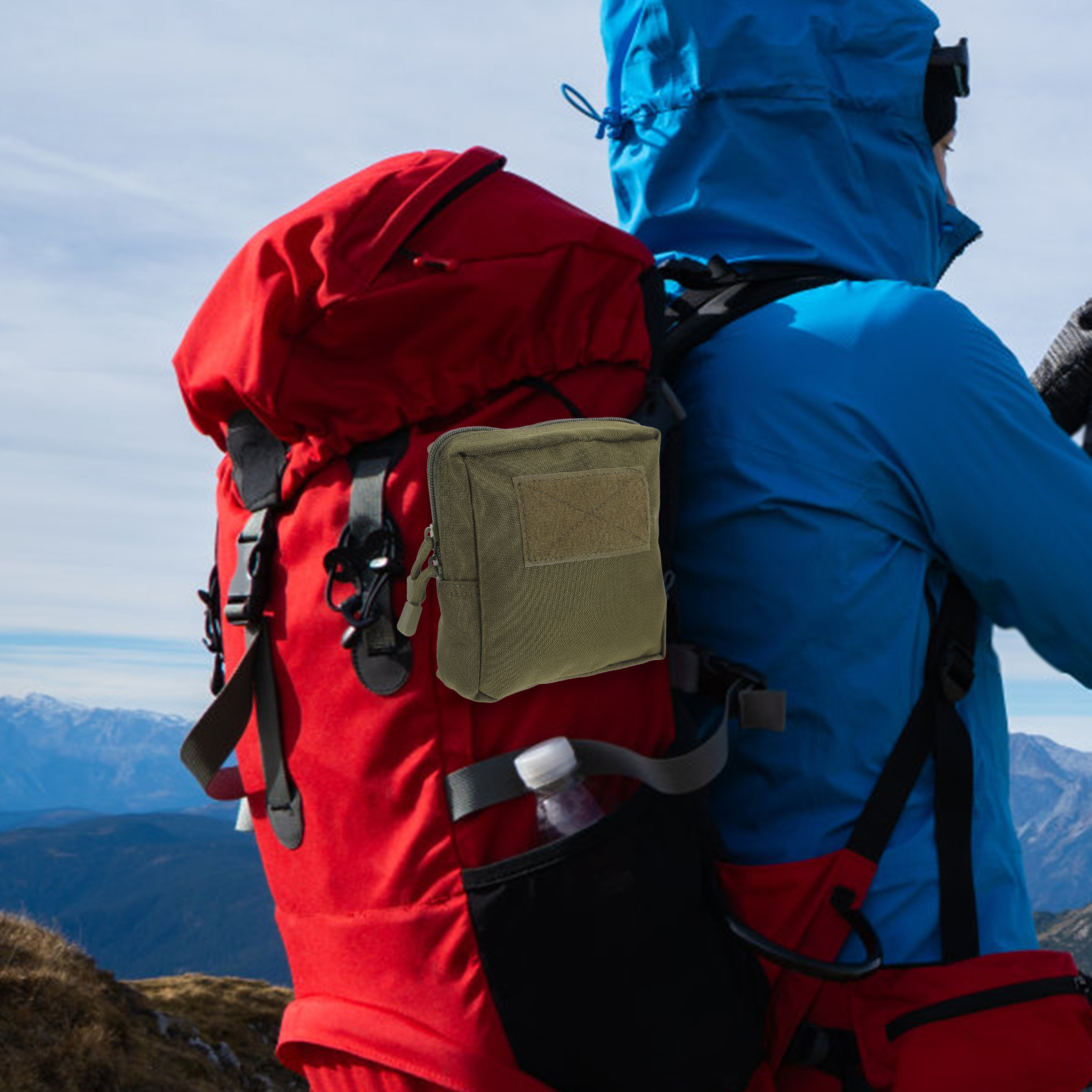 Multifunction Camouflage Waist Bag Lightweight Nylon Storage Pouch for Hiking Cycling Hunting Accessories