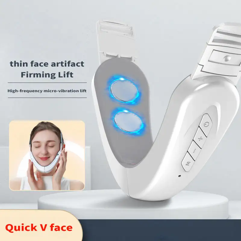 Portable Facial Skin Firming Massage V Face Double Chin Massager Beauty Instrument