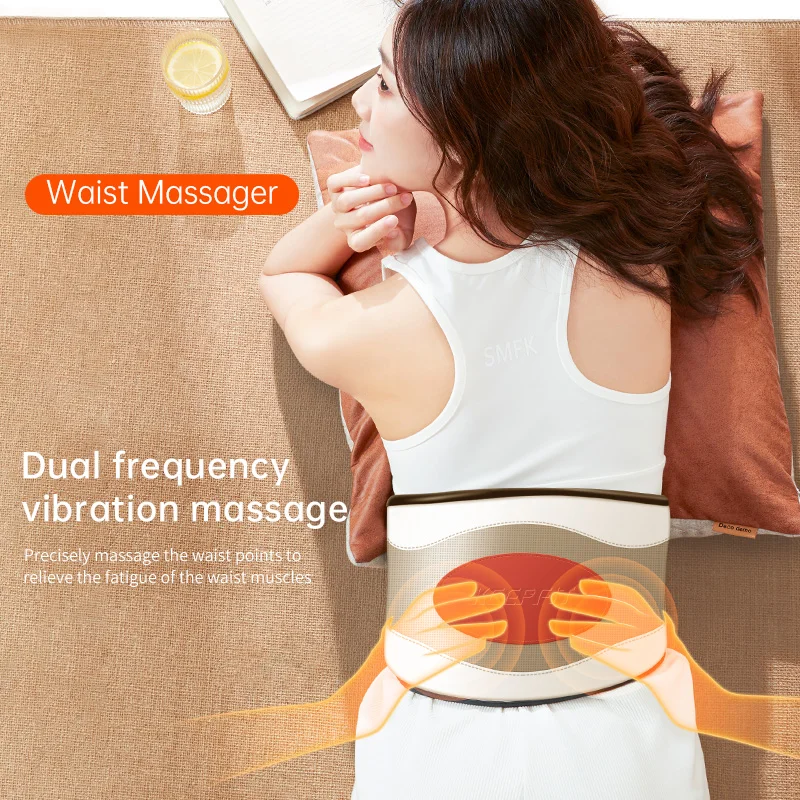 Electric Back Massager Bracket Effectively Releases Vibration, Heating Relieves Pain, Traditional Graphene Double Stone Massage