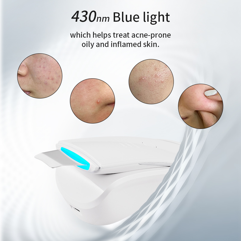 Ultrasonic Facial Cleanser Deep Cleansing Vibrating Scraper Blackhead Exfoliator Face Lifting Firming Massager Skin Care Tools V