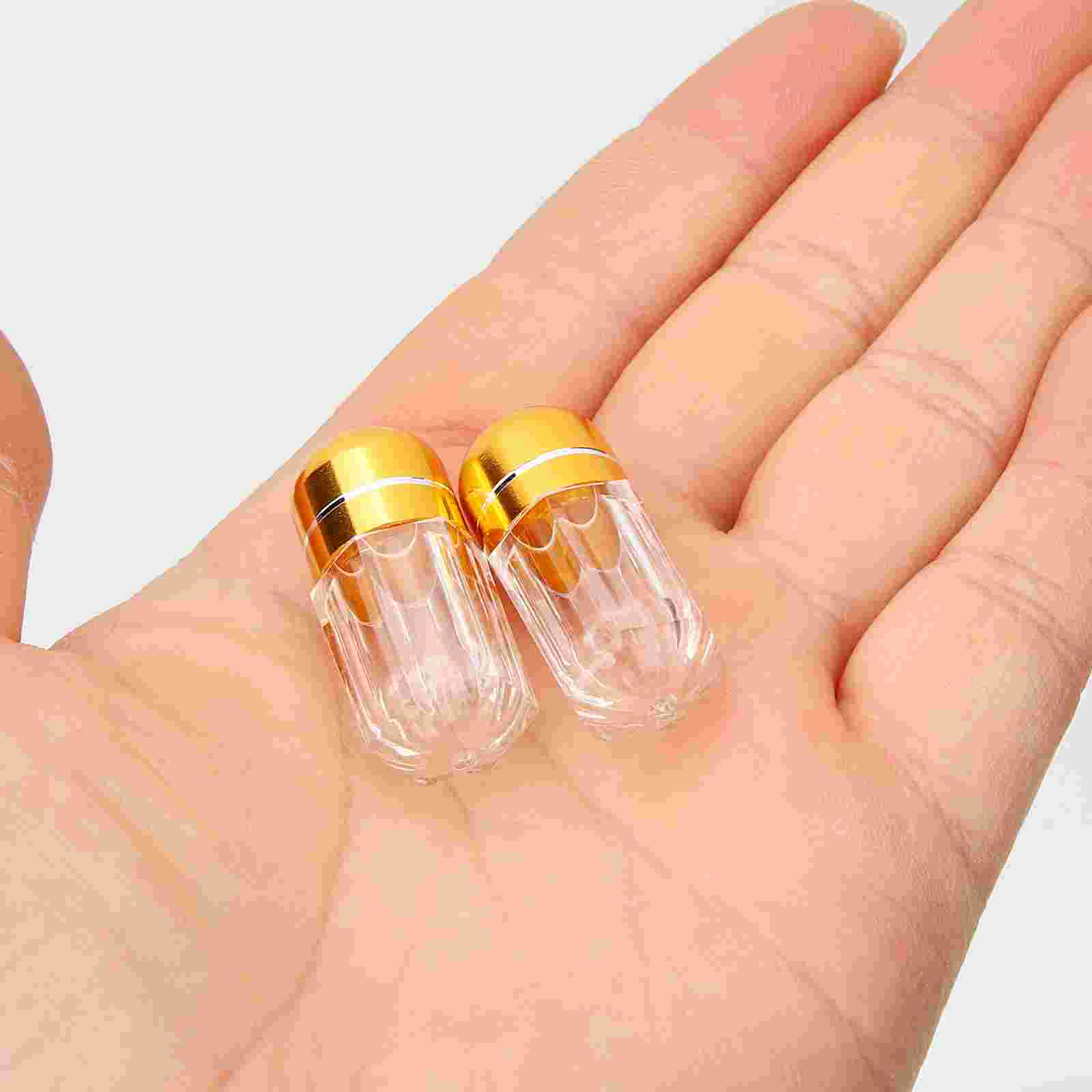 20 Pcs Capsules One Bottle Refillable Bottle Empty Bottles Pill Container Travel Labels