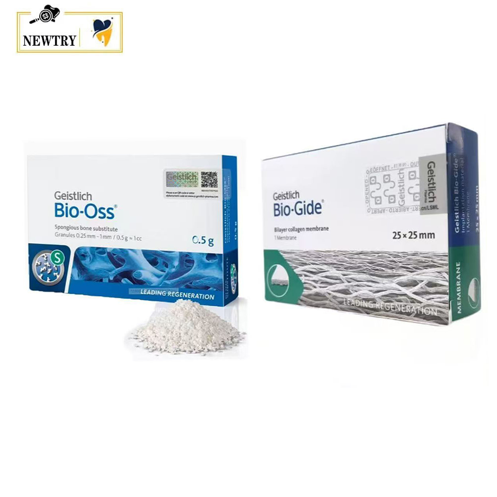 Geistlich Bio-Oss Bone Graft Powder Tooth Repair Collagen Bio-Gide Resorbable Biological Membrane  Dental Restorative Periosteum