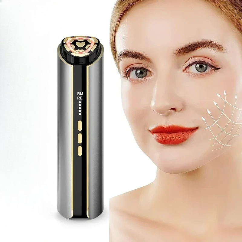 RF Radio Frequency Beauty Device EMS Facial Lift Firming Fine Lines Anti-aging Freezing Age Skin Rejuvenation Care Instrument