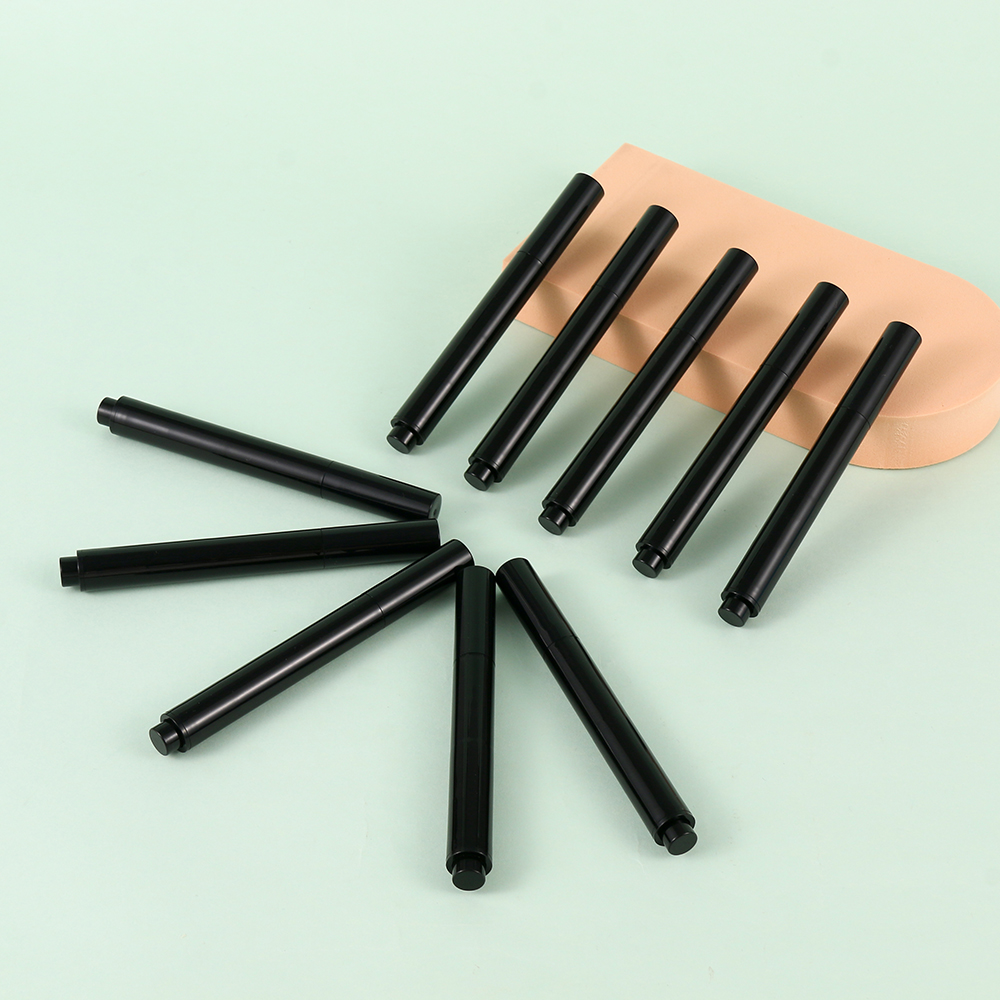 10pcs Black 2.8ml Nail Oil Pen Cuticle Oil Empty Dispenser Lip Gloss Tubes Brush Liquid Foundation Containers Bottles for DIY