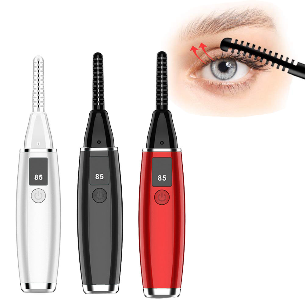 Electric Heated Eyelash Curler Lifting long-lasting Curler Digital LED Display Rechargeable Makeup Beauty Tool