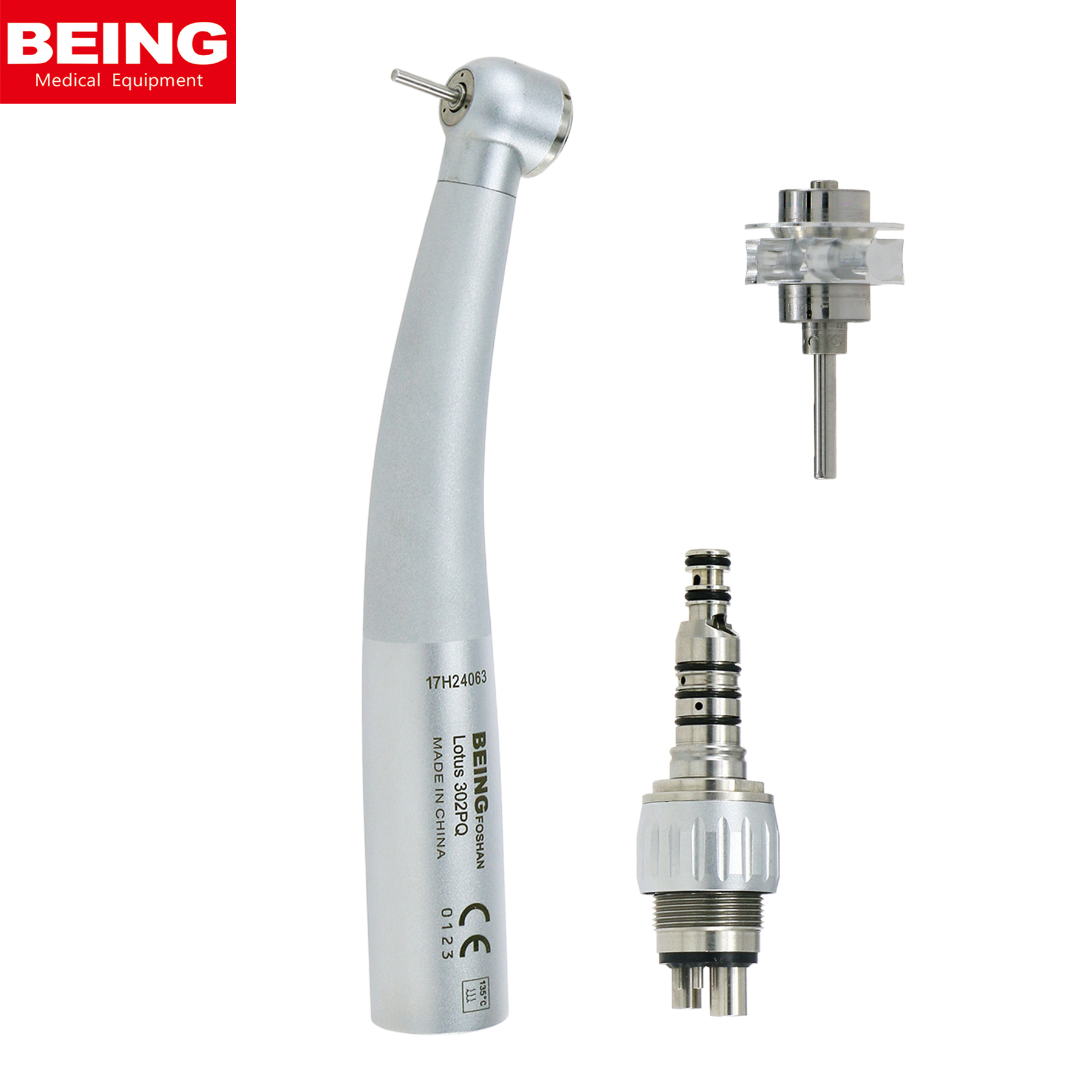 Being Dental High Speed Air Turbine Handpiece button type 302PQ-K fit for KaVo MULTIflex Coupler M4