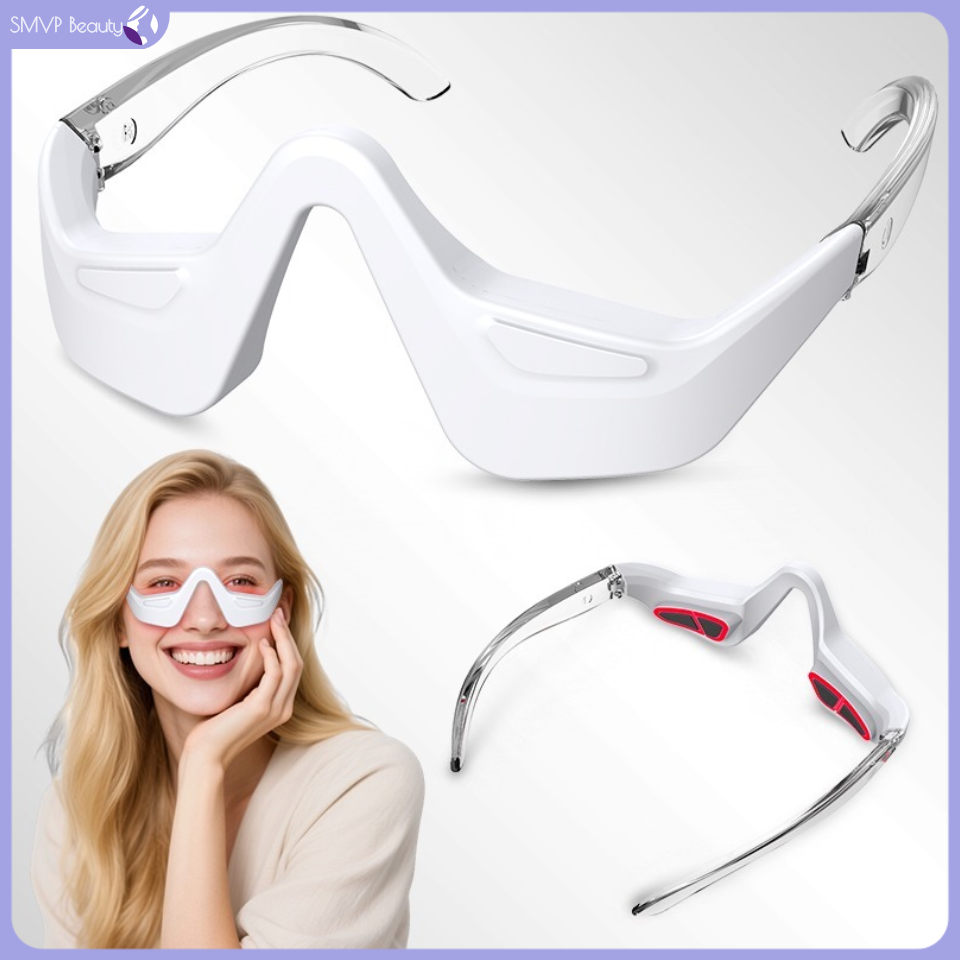 3D Eye Massager for Dark Circles & Wrinkles | Vibration Massage | Rechargeable Eye Care Gift | Anti-Aging & Fatigue Relief