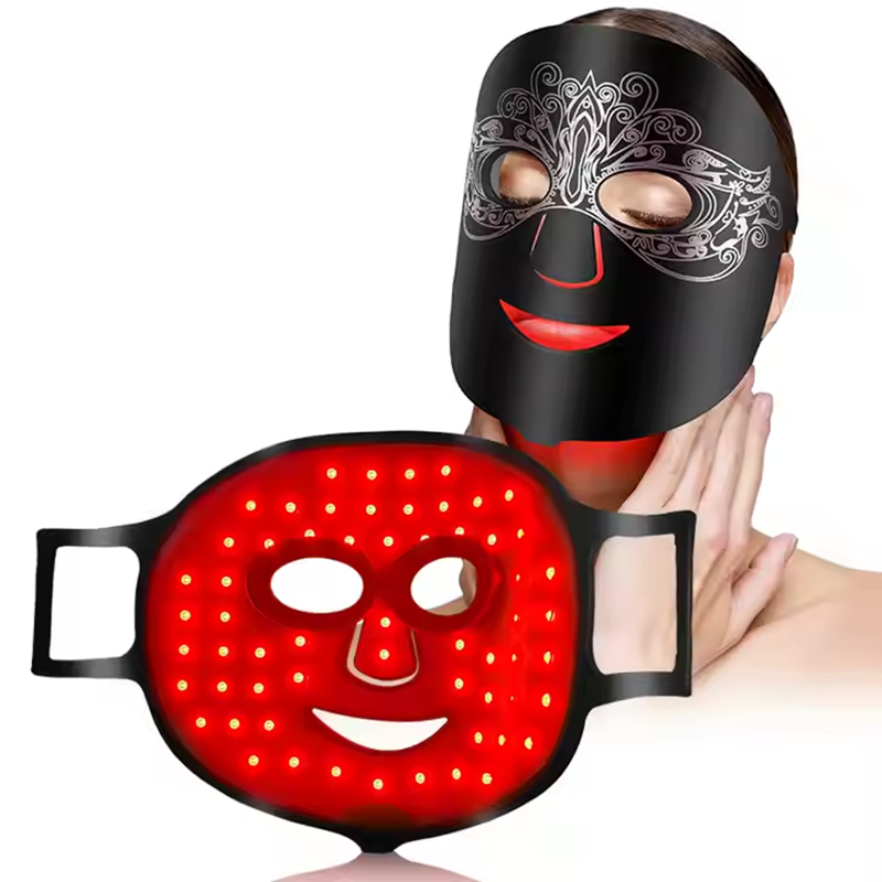 New Silicone Skin Rejuvenation Big Row Lights Red And Blue Mask Beauty Instrument