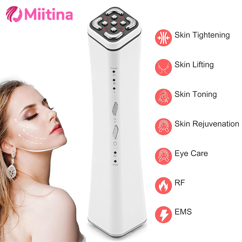 3in1 RF EMS Radio Frequency Device Sonic Ion Skin Rejuvenation Tightening Face Lifting Anti Wrinkle Beauty Device Skin Care Gift