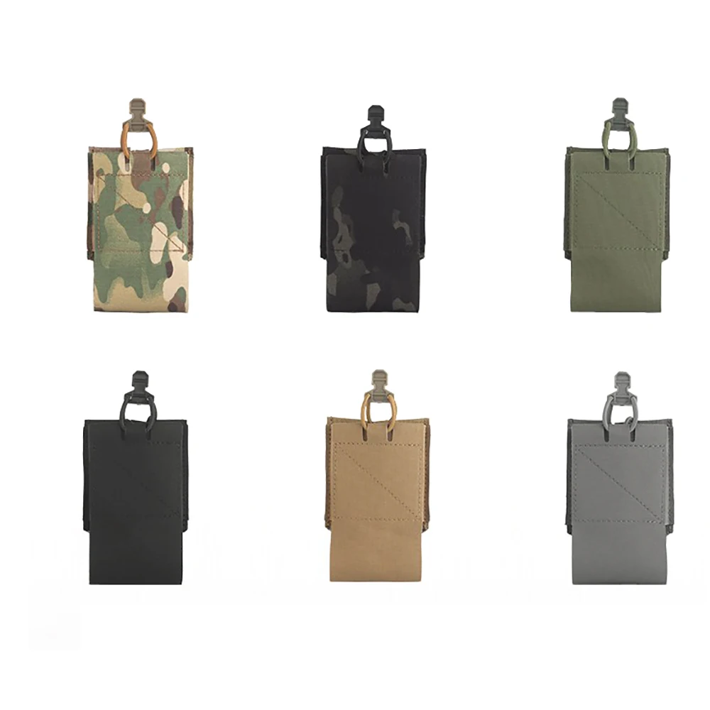 Tactical Mag Pouch Elastic Rifle Mag Pouch Open-Top Single Molle Magazine Pouch for Magazines M4 M16 AR-15 5.56