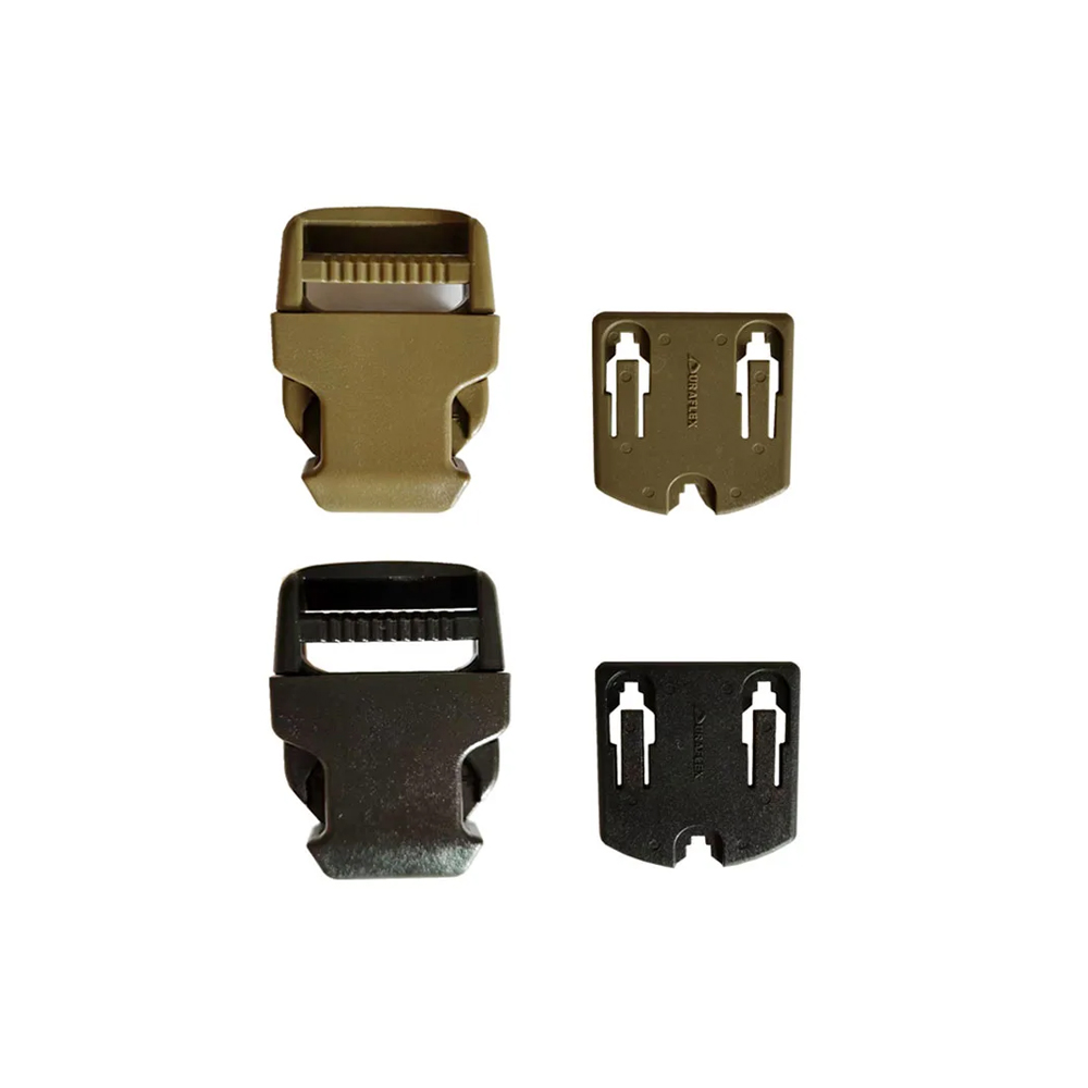 One Pair Sports UTX Multi Walkie Talkie Bag Buckle Combination Sewing Free POM Plastic Steel Material
