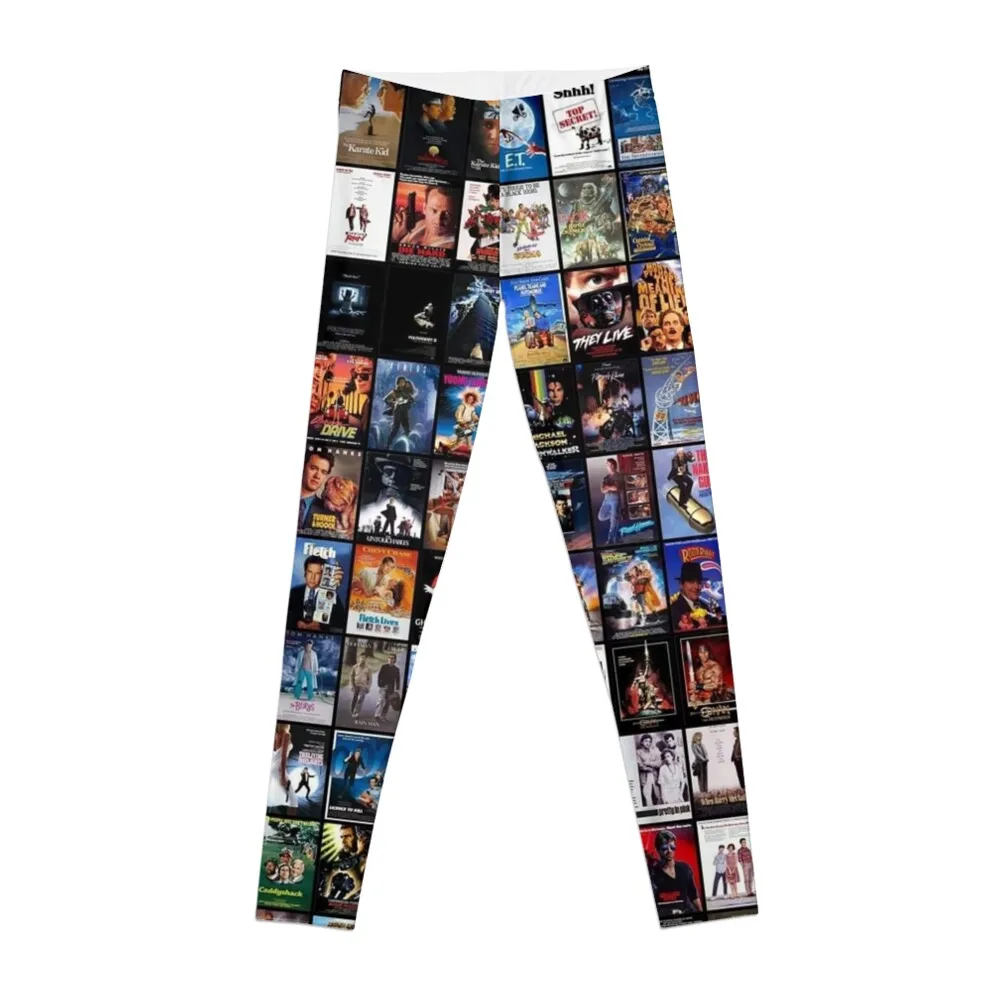 80's movies collage | the best of the best Leggings legging pants raises butt sportswear for gym Womens Leggings